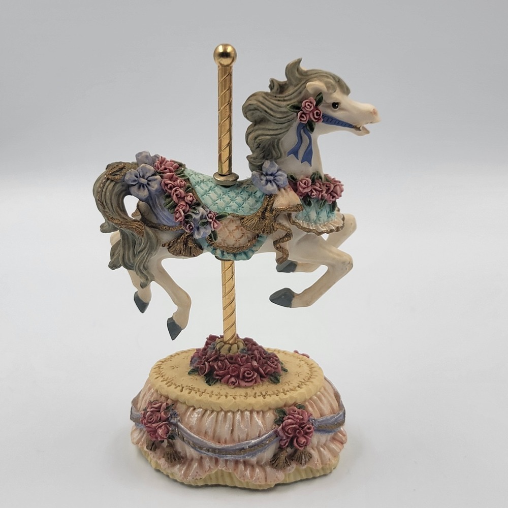 Heritage House Carousel Horse YESTERDAY Melodies County Fair Collection Figurine